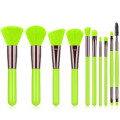 10 fluoreszierende Farb -Make -up -Rouge Pinsel Pulver Lidschatten Lip Wimpernpinsel Set Set